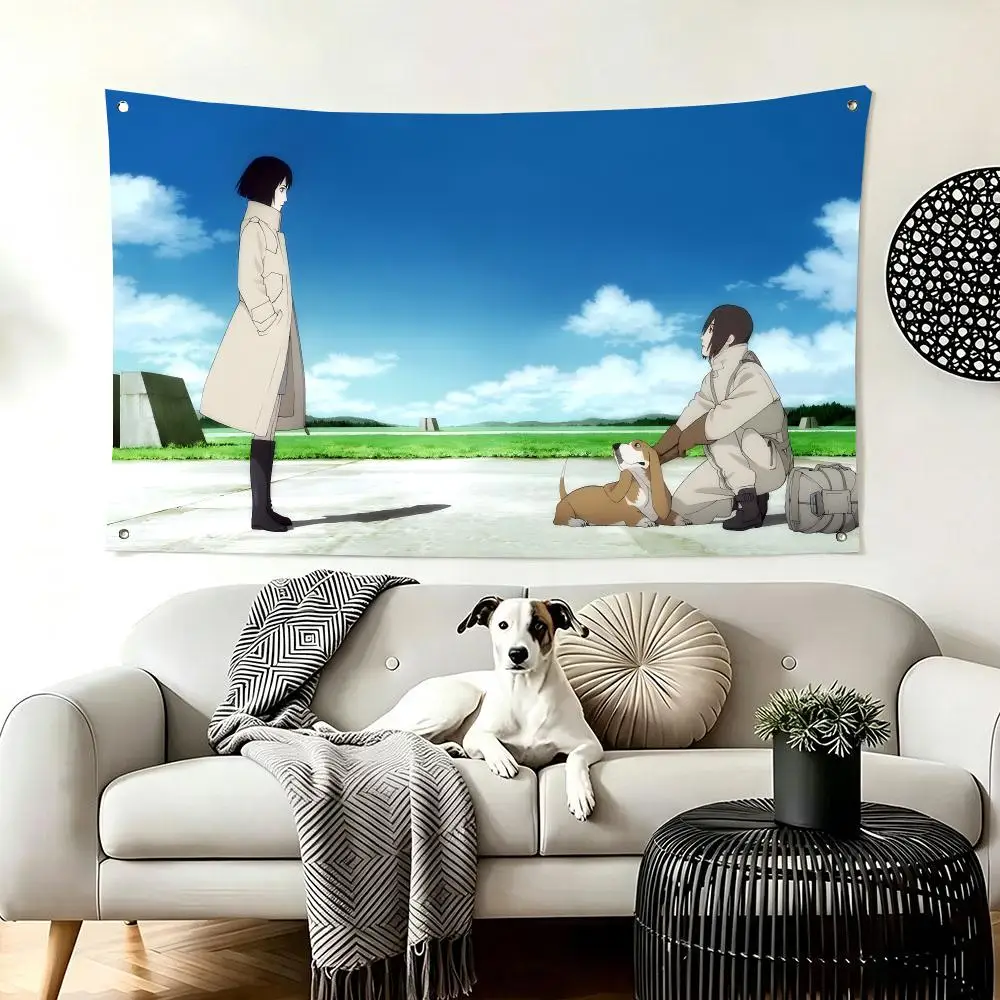 Japanese Anime The Sky Crawlers Flags  For Living Room Home Dorm Decor Wall Outdoor Camping Party Banner Gifts