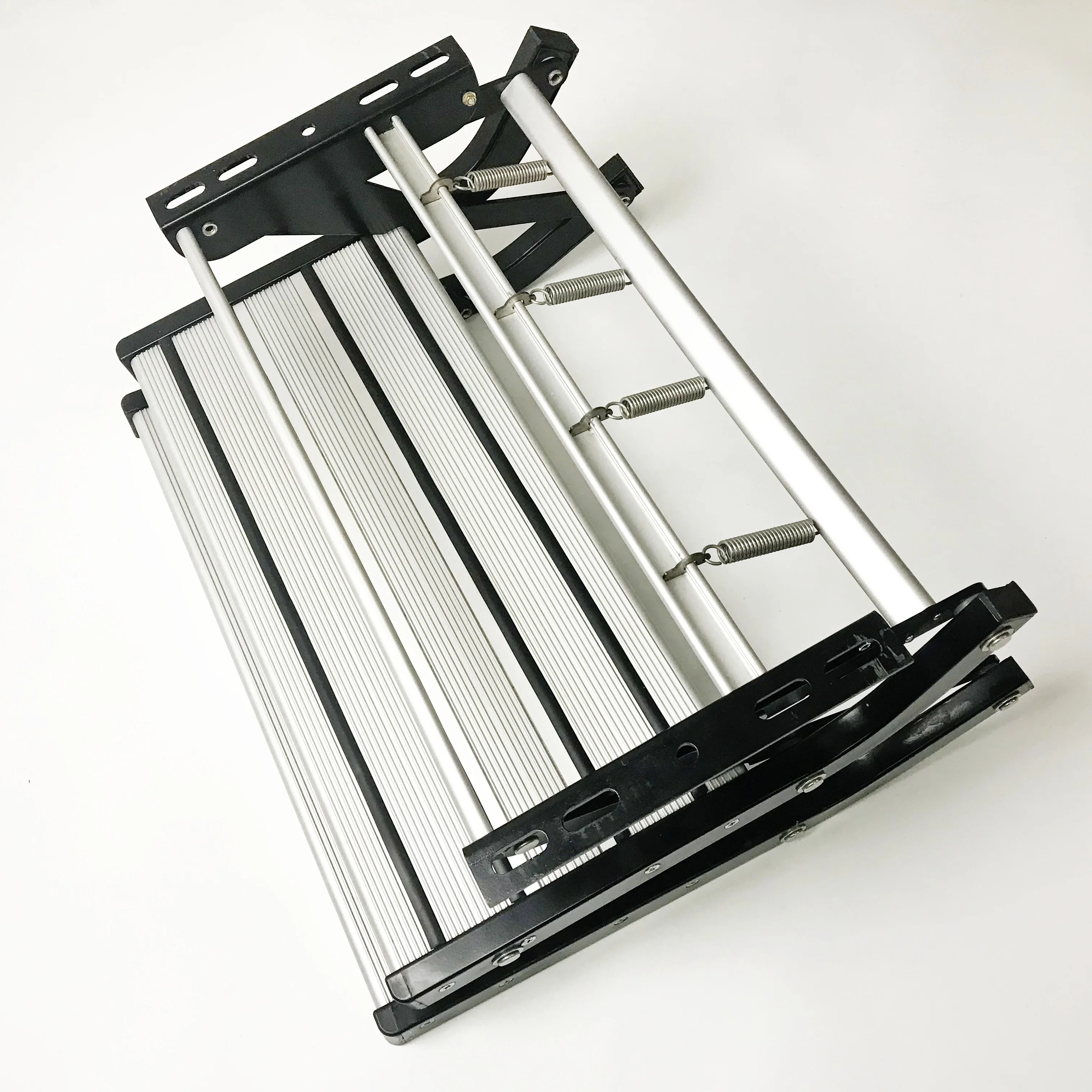 Rv Silver Double Layer Step Rv Manual Folding Step Rv Entry Step with High Quality Strong Aluminum Material for Motorhome