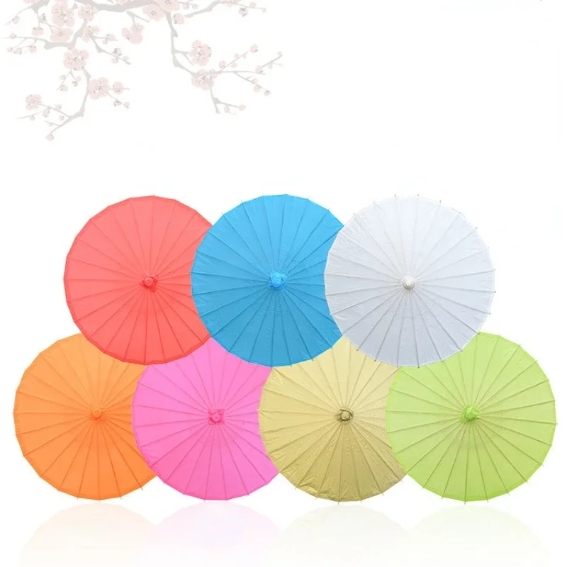 1 Stück 20cm 30cm Ölpapier-Regenschirm Hochzeit Party Outdoor Dekorativer Foto-Requisit Fotografie-Zubehör Kinder DIY Malerei