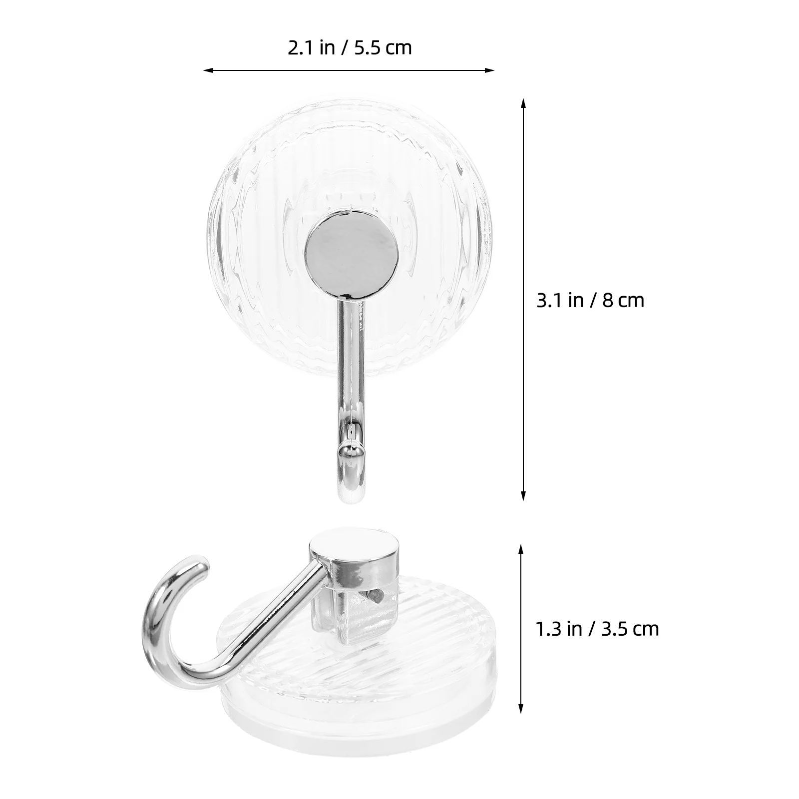 

2 шт. крючки на присоске, съемные многоразовые крючки без дырокола для ванной комнаты, кухонные полотенца, ключи, шляпы, органайзер для домашнего хранения