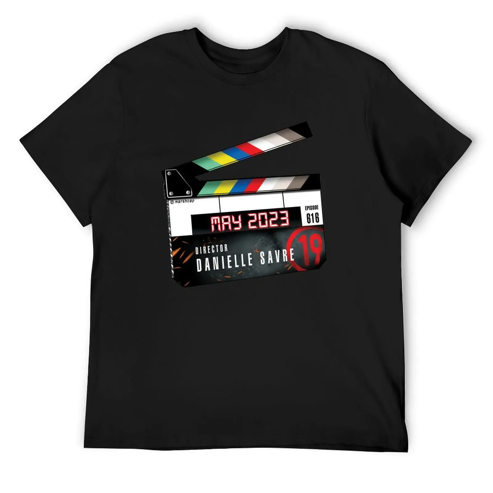 Director Savre Clapperboard T-Shirt graphic t shirt vintage summer tops street wear oversized t shirts for men