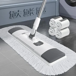 Flat Mop Flat Floor Mop Floor Cleaning Mop Replace Mop Cloth Lazy Mop 360 Degree Wet Dry Household Cleaning Tool Home Cleaner