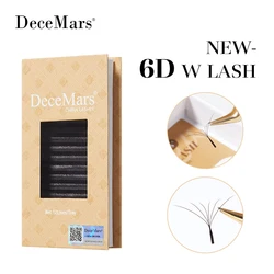 DeceMars Новый тип 6D-W Наращивание ресниц