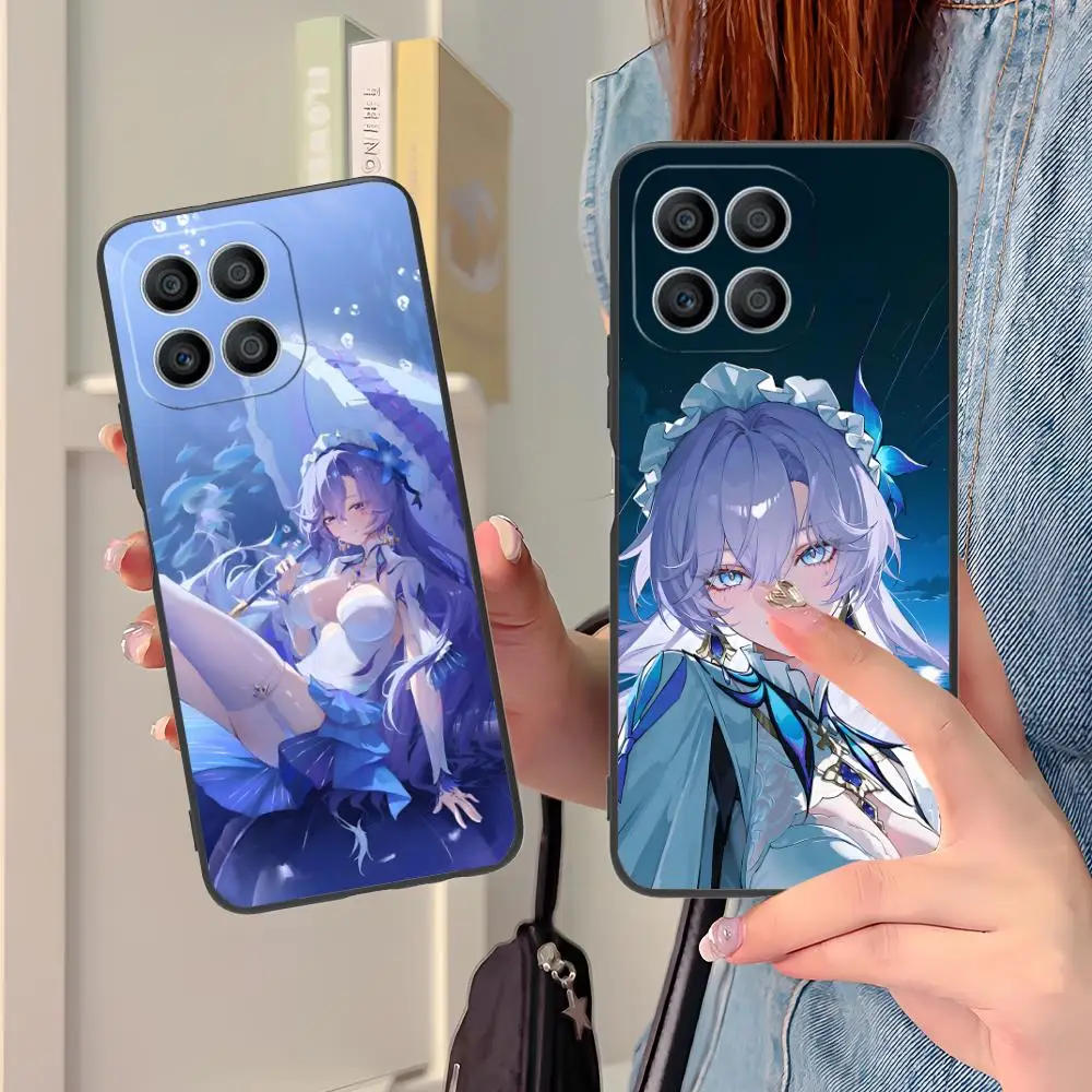 

Wuthering Waves Cantarella Phone Case for Honor 90 80 70 60 50 30 20 10 9 8 7 Pro S SE Lite 5G Black Pretty Luxury Smartphone