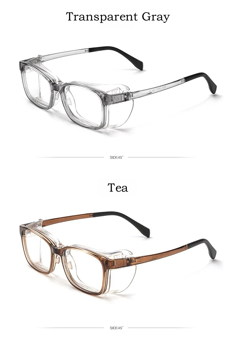 Yimaruili ultraleichte tr90 Anti-Schlag-Anti-Staub-Schutzbrille quadratische optische Brille Brillen fassungen Männer x91021l – Detail 11