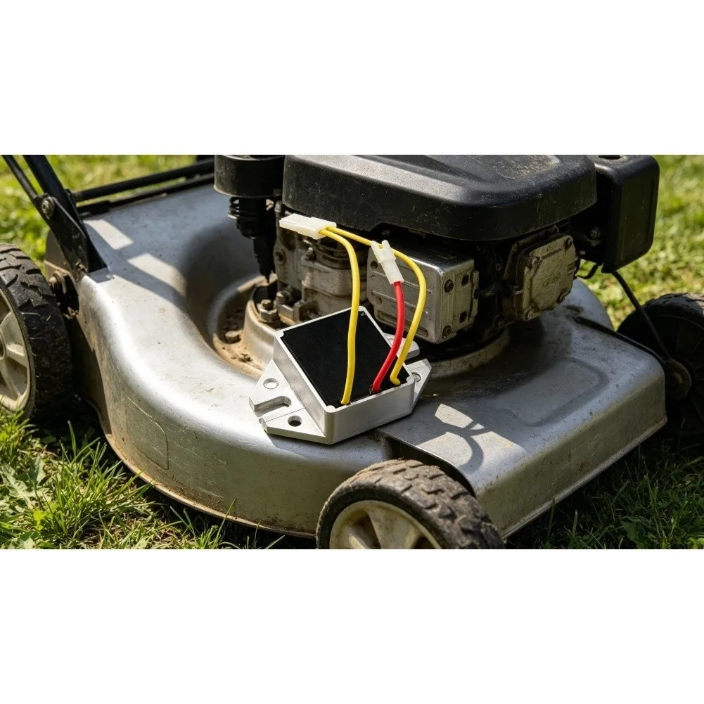 Small Engine Regulator 12V Voltage Regulator For Lawn Care Maintenance Multicolor High-quality Plastic Build For Lawn Tractors