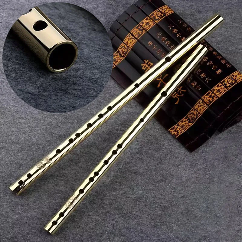 

6-луночная медная флейта, китайские народные традиции, поперечные флейты для взрослых студентов, тренировочная флейта для начинающих, профессиональные игровые флейты