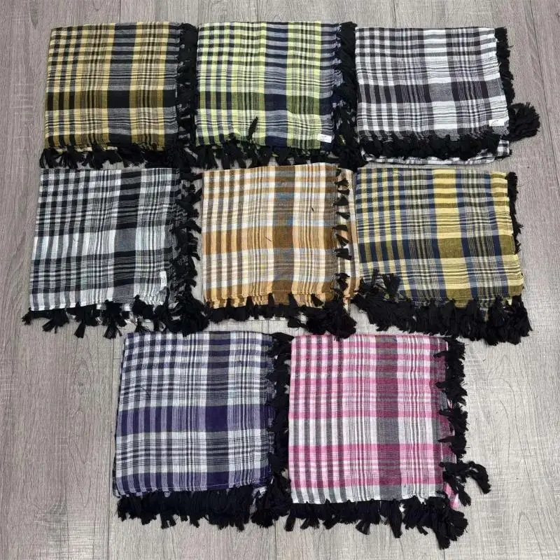 

270D Unisex Warm Scarf Fashion Tassels Neckerchief Autumn Winter Long Scarf for Outdoor Activity