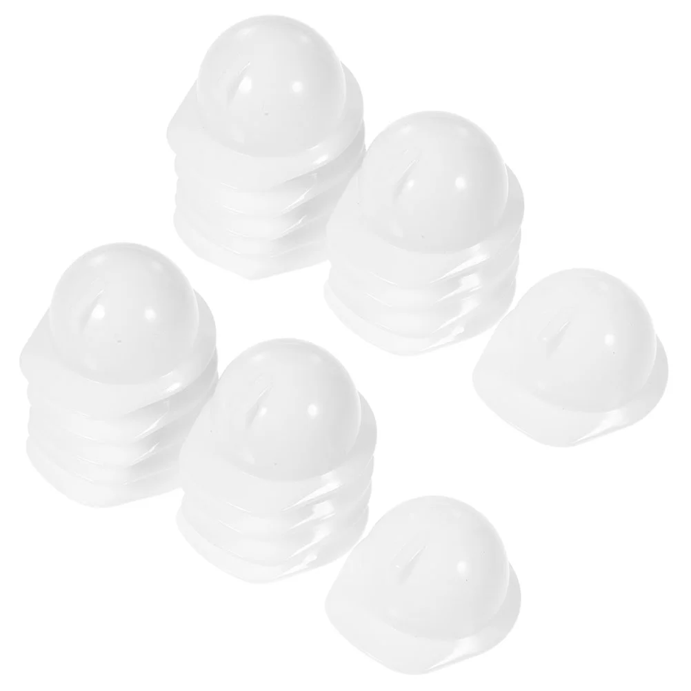 40 Pcs Construction Hat Hard Party Mini Safety Top Miniature Worker Plastic Bottle Cap Helmets