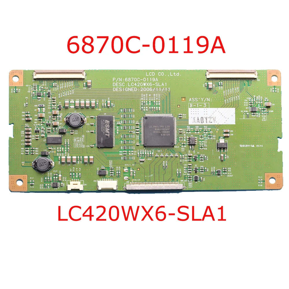 

Материнская плата 6870C-0119A LC420WX6-SLA1 Lcd Tv T с платой 6870c 0119a 6870c0119a Lc420wx6sla1, материнская плата Smart Tv Tcon