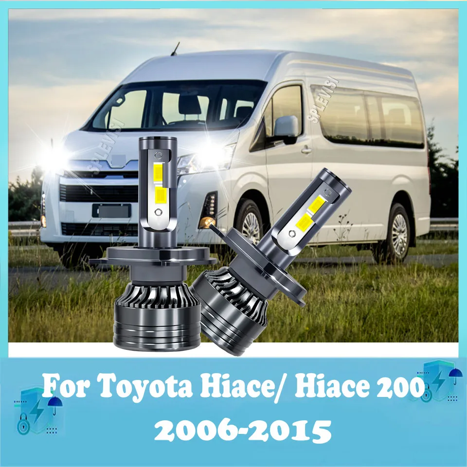 

Светодиодная лампа для фар H4 HB2 Hi/Low Beam, автомобильная фара 6000K для Toyota Hiace/Hiace 200 2006 2007 2008 2009 2010 2011-2015