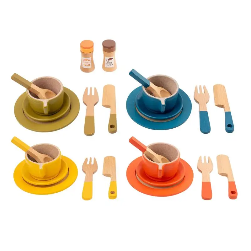 Ensemble de thé pour faire semblant de jouer, nourriture pour tout-petits, service à thé, Dessert, accessoires de cuisine, tasses, assiettes à collation pour enfants de 3 à 6 ans