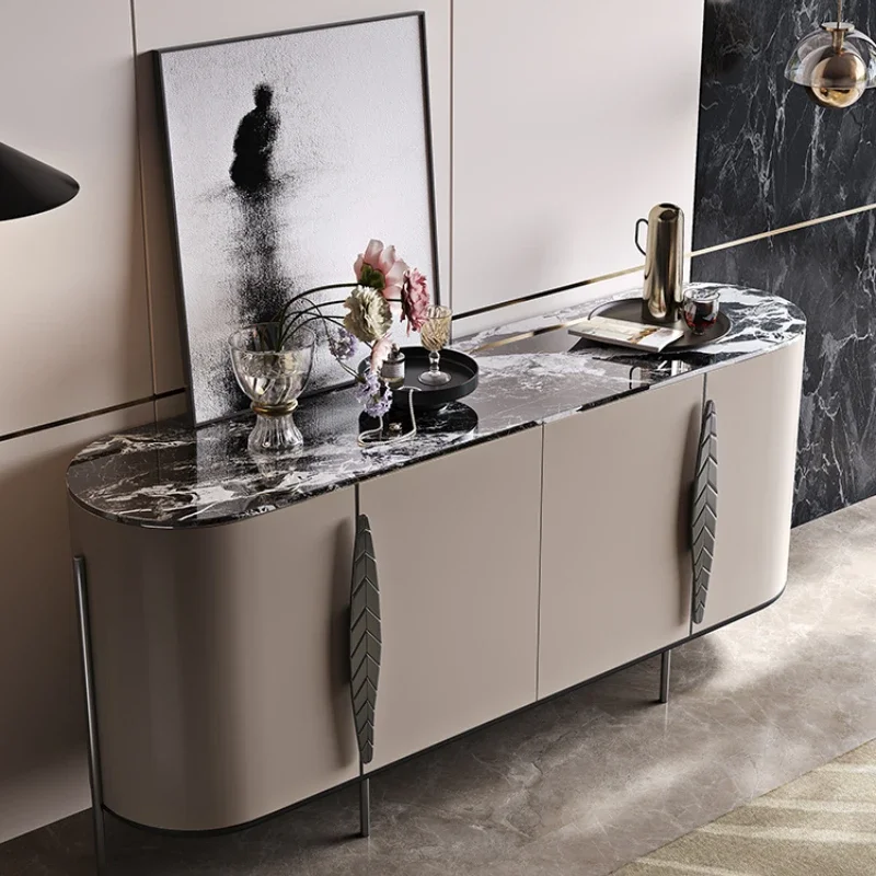 Fashion Morden Living Room Cabinets Storage Wood Entrance Organizer Cabinets Display Cupboard Meuble De Rangement Home Furniture image 2