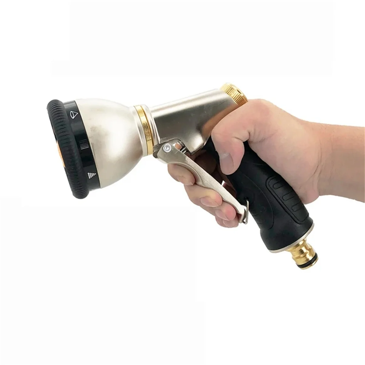 NEW Garden Water Gun Hose Nozzle, Heavy-Duty Metal Nozzle, Durable And Not Easy To Rust, Car Wash, Gardening Watering Tool ﻿