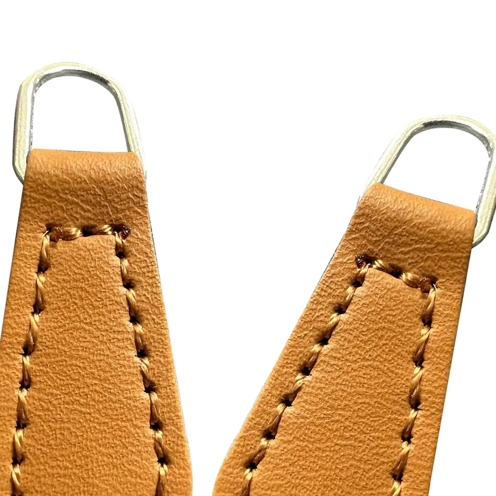 قطعتان من سحاب التسحب من جلد البولي يوريثان المزخرف لحقيبة الملابس والأمتعة