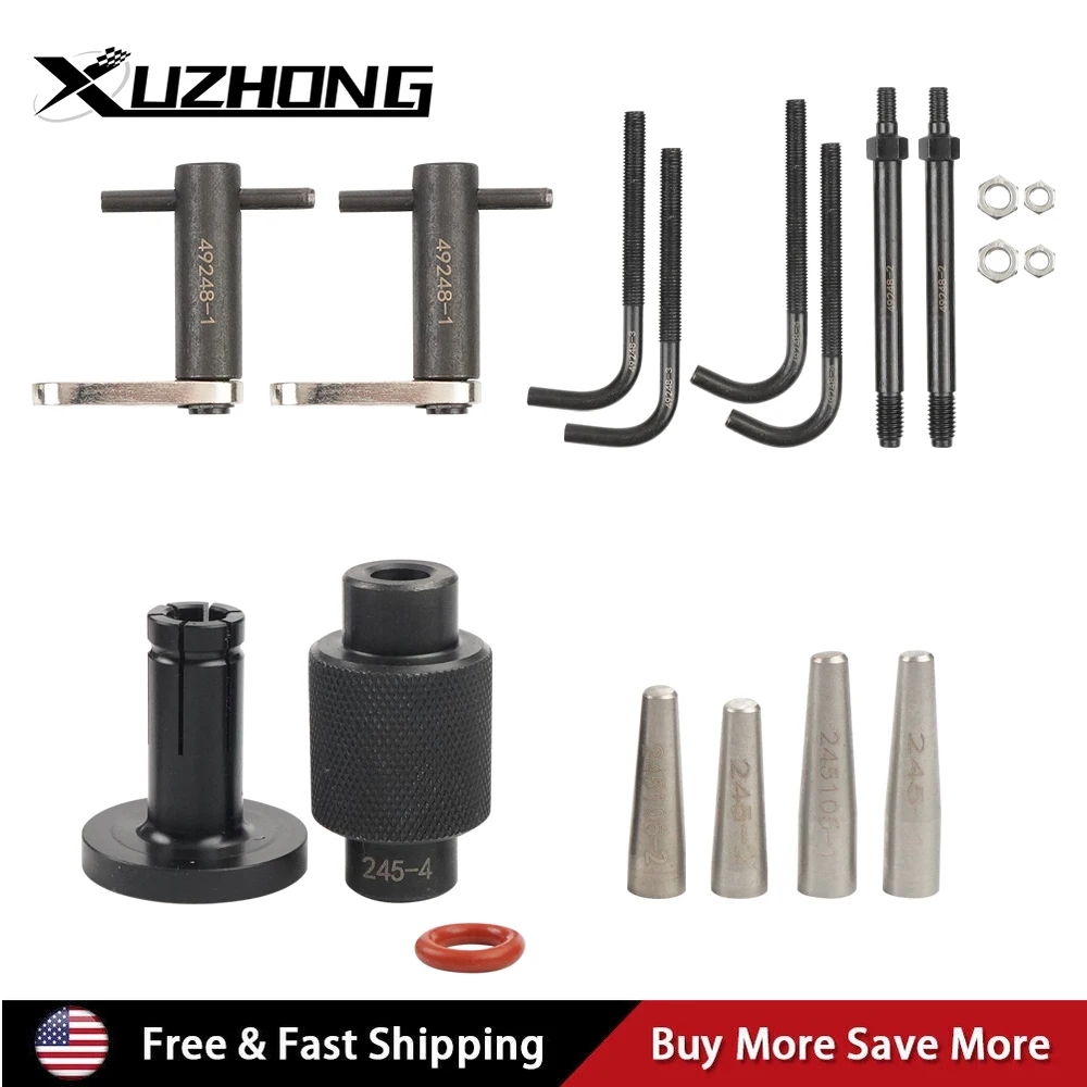 

EN-49248 6706 Инструмент для снятия рейки топливной форсунки + инструменты для уплотнений топливной форсунки GM245 EN-49245, EN-51105, для двигателей GM