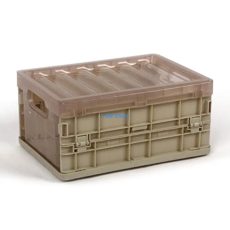 

Student Desktop Basket Tape Stationery Plastic Foldable Container Storage Box