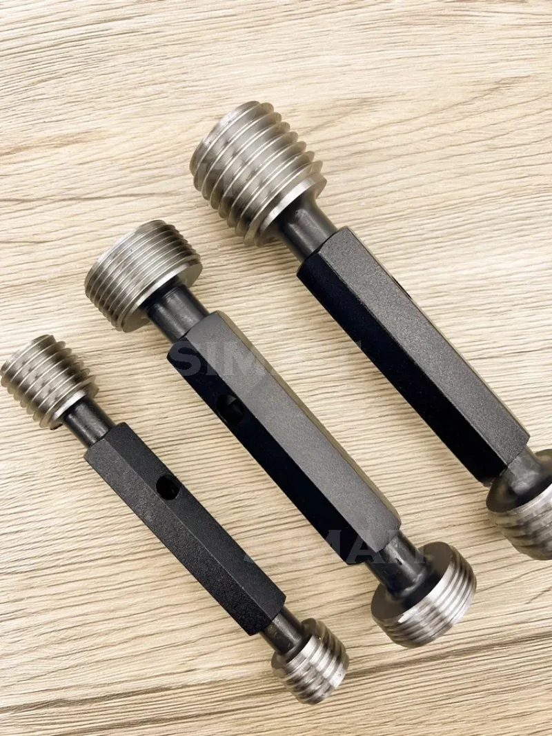 M76-M85 Metric Thread Plug Gauge 6g, Large Size Thread Go/No-Go Gauge for Industrial Inspection