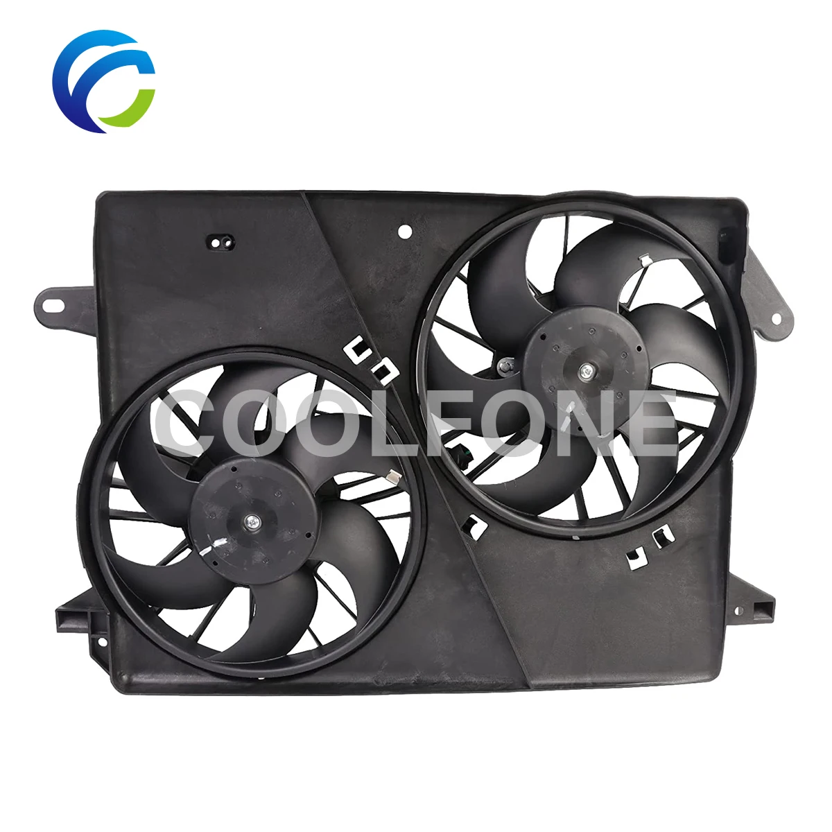 Electric Cooling Radiator Fan Assembly for CHRYSLER 300 DODGE CHARGER MAGNUM CHALLENGER 2.7 3.5 5.7 6.1 2005 5137714AA 5137713AA