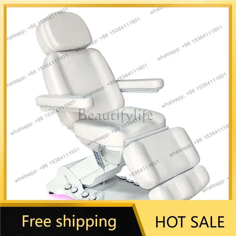 Factory Direct Sales Electric Beauty Bed Lifting Beauty Salon Special Folding Medical Beauty Ear Bed