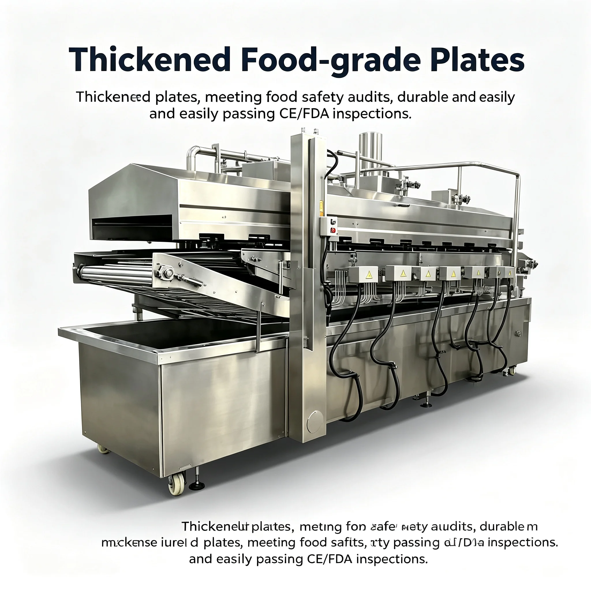 Food‑grade Conveyor Frying Machinery Uniform Oil Immersion For Floating Snack Raw Material Processing Customized
