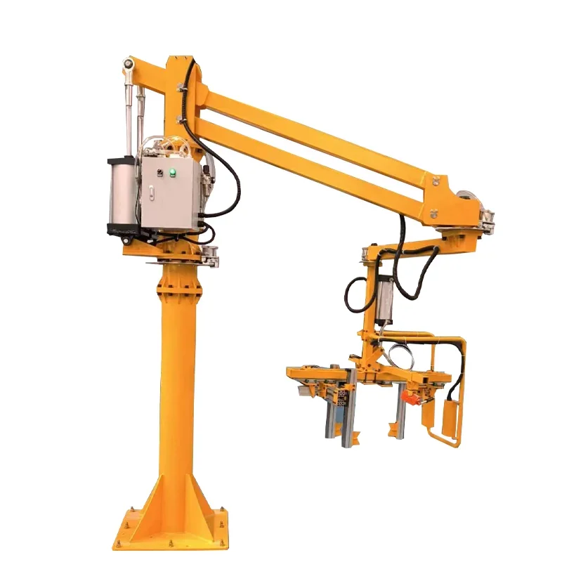 Factory Price Wholesale Arm Electric Moveable Jib Crane Manipulator Lifting With Gripper Suction Pad Hook