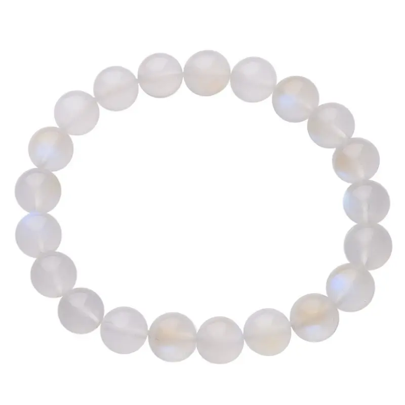 Pulseira Ice Blue Moonlight, Creme Moonstone, Presente casal