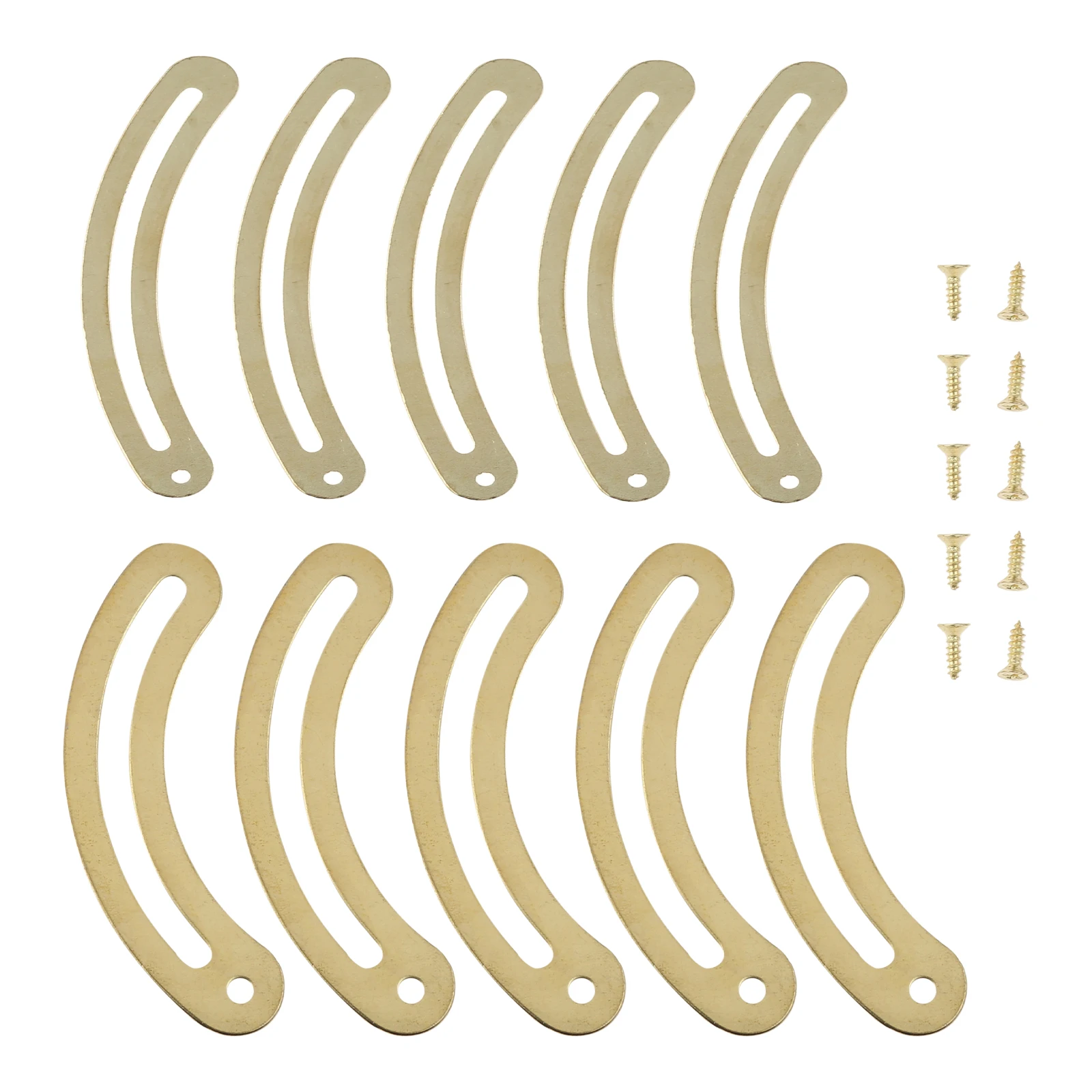 10Pcs Antique Lid Support Hinges Gold Stays Hardware Support Positioning Furniture Door Kitchen Cupboard Box Decor With Screws