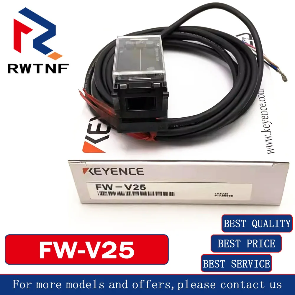 Tout nouveau capteur ultrasonique numérique de sortie NPN KEYENCE FW-V25 authentique 100% original, stock d'entrepôt
