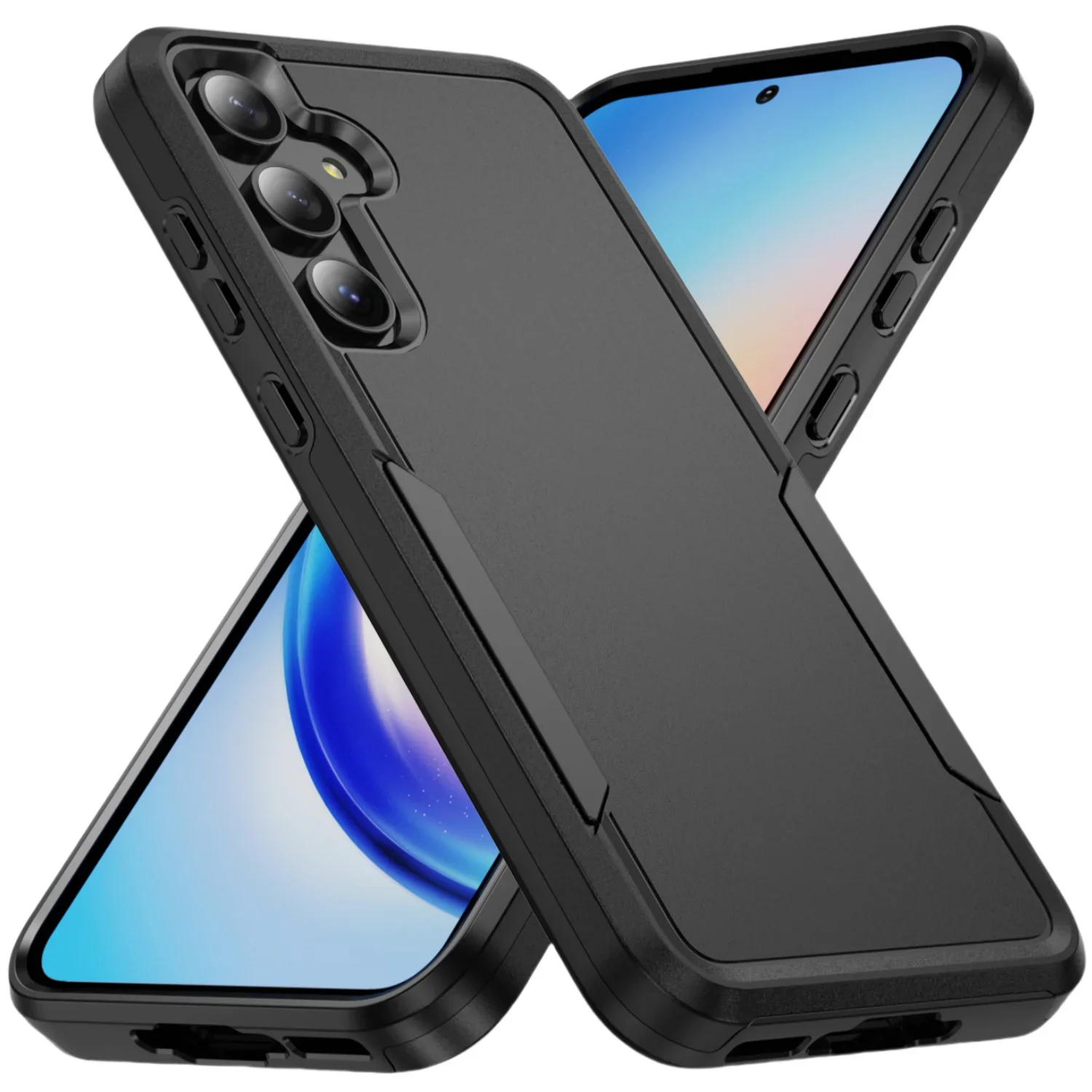 حافظات عسكرية لهاتف سامسونج جالاكسي S24 FE S22 S23 Plus S21 S25 Ultra Edge A16 A56 A36 A26 A06 A55 A35 A15 حافظة مدرعة Coque #1