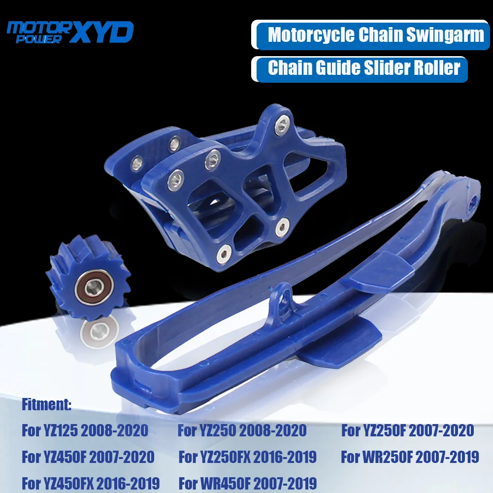 Motorcycle Chain Swingarm Chain Guide Slider Roller For Yamaha YZ125 YZ250 YZ250F YZ450F YZ250FX YZ450FX WR250F WR450F YZ WR