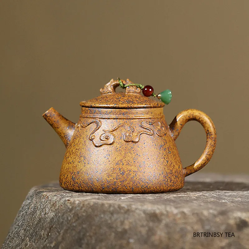 

Yixing Purple Clay Teapot Tradition Handmade Tea Pot Household Beauty Tea Infuser Kettle Chinese Zisha Tea Set Teaware 180ml