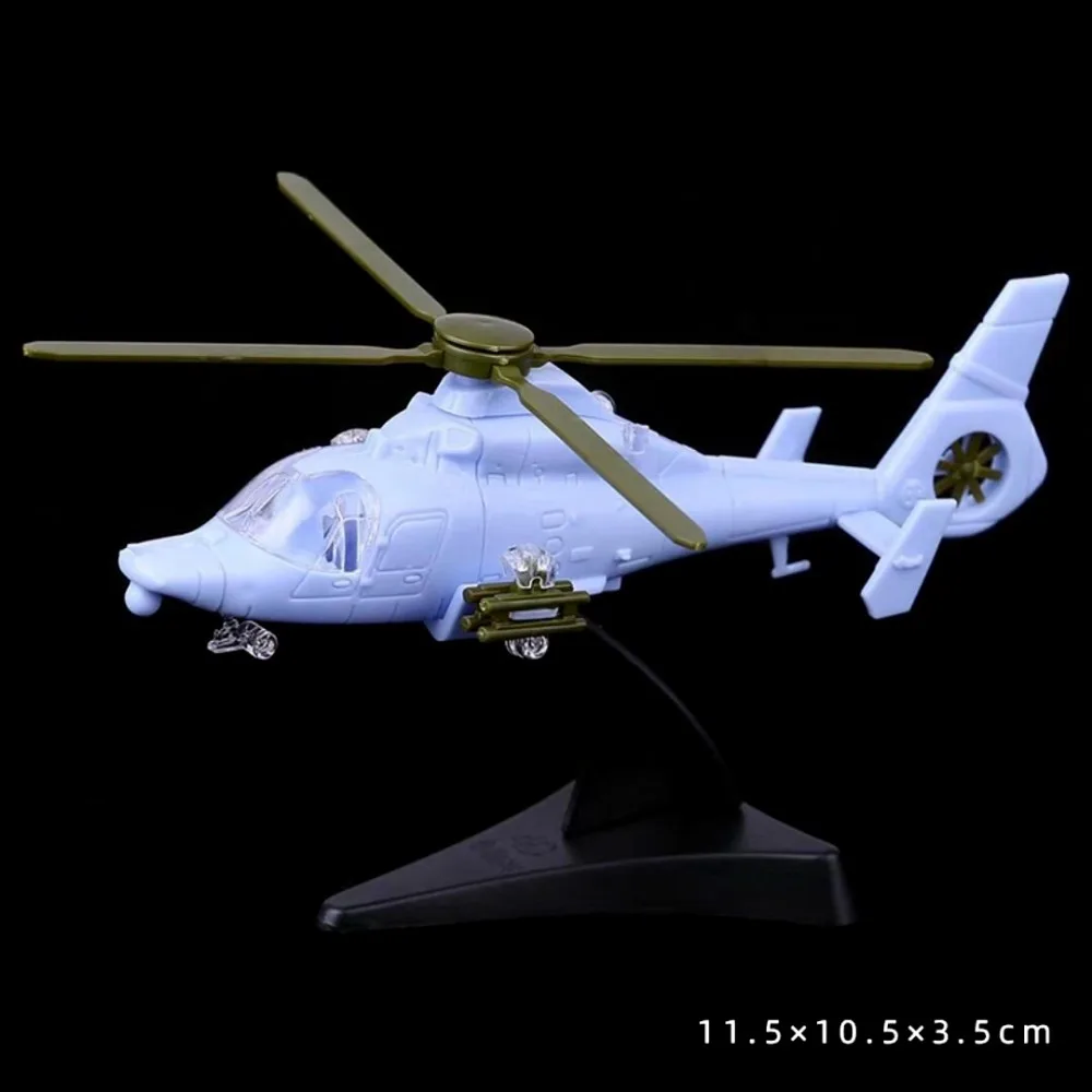 High Quality 4D 1:160 1:144 Fighter Assembly Model Multi-styles Plastic Plane Armed Helicopter Building Blocks