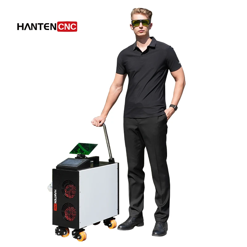 

Fiber Laser Cleaning Machine Continuous Rust Paint Oxide Removal Handheld Portable Steel Wood Metal Equipment