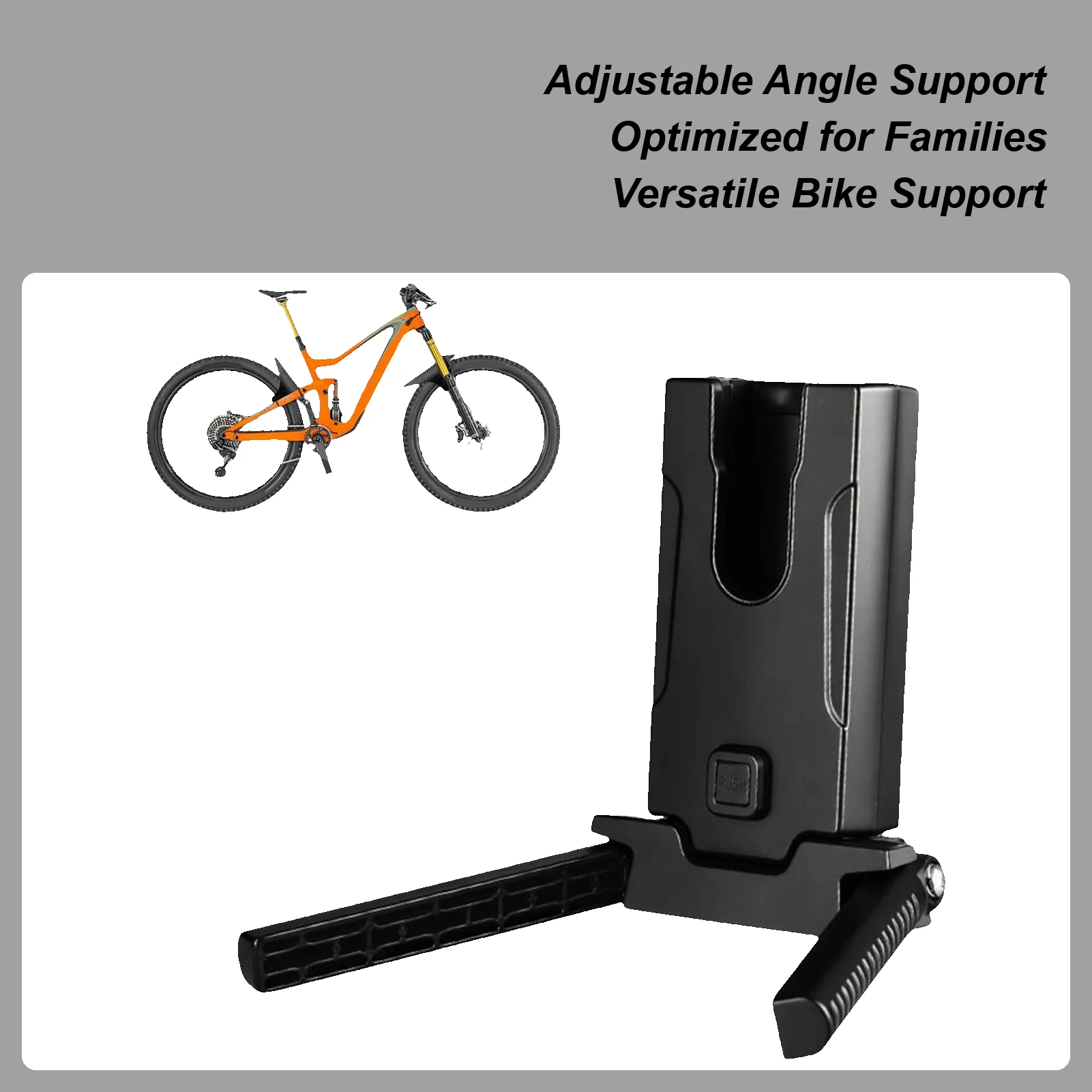 

Bike Crank Kickstand, Stable Pedal Support for Mountain Urban Bicycle, Parking Stand for Garage Storage Commuting Travel