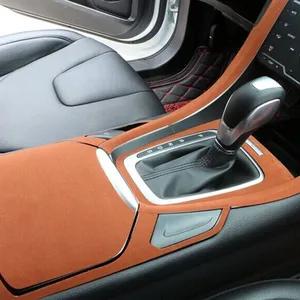 Velvet Vinyl Wrap Film Suede, Gói xe, không có bong bóng, decal nội địa cho xe 10 Tiết kiệm tự bán hàng chính - 1