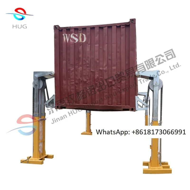 30 tons container hydraulic lifting system hydraulic cylinders lifting jacks