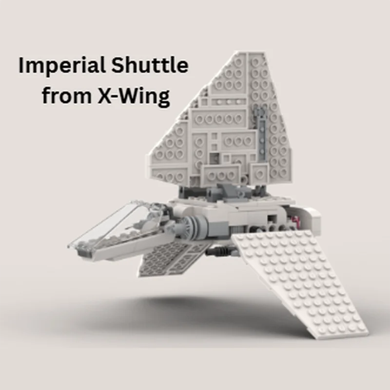 

181PCS MOC Space Battle Galactic Empire Shuttle X Wing Model Custom Building Blocks Architecture DIY Assembly Display Gift Set