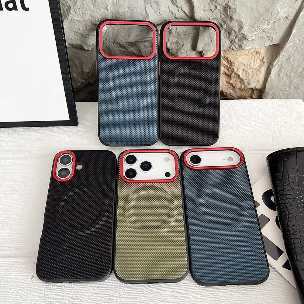 

Magnetic Phone Case For Apple iphone 17 16 15 14 Pro Max Hard Shell Support Magnetism Wireless Charging Shockproof Cover Accesso