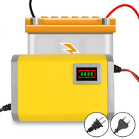 DC 12V 6A Output Smart Car Battery Charger AC 110-220V Input For 20AH/60AH/80AH Lead Acid Batteries