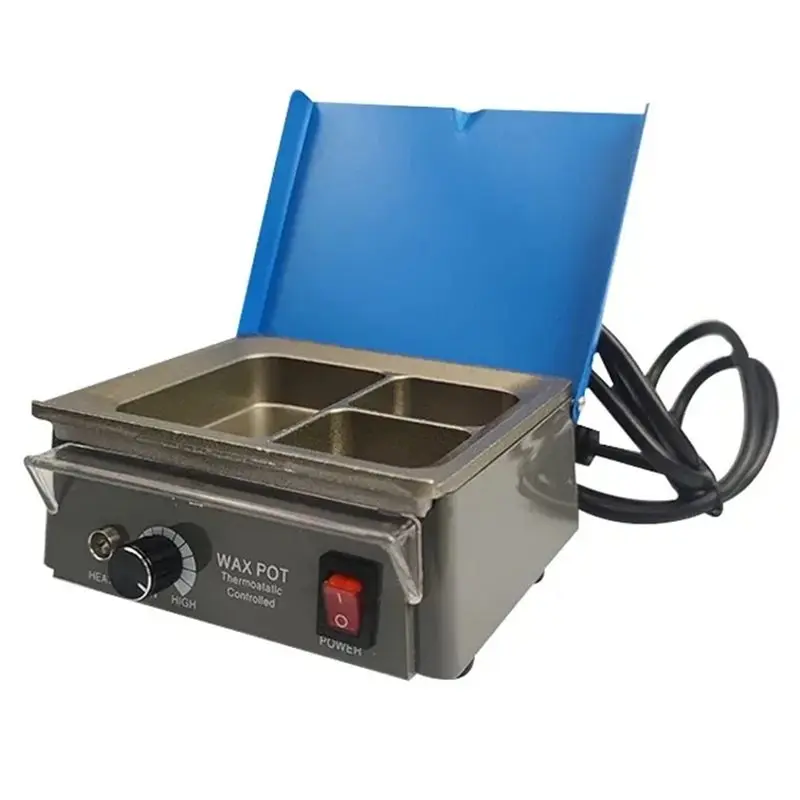 

ABVS Professional 300W Lab Wax Pot Thermoregulation 30-130℃ Three-Slot Melting Device EU Plug
