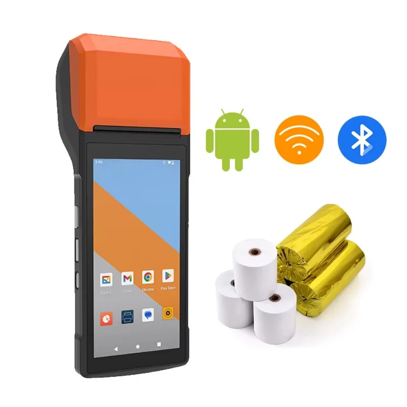 Pos Billing Machine Android 13 Handheld Pos Terminal with Printer