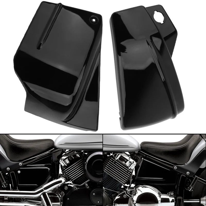 

Black Motorcycle Left Right Side Battery Fairing Cover For Yamaha V-Star XVS400 XVS650 Dragstar DS400 DS650 Custom Classic