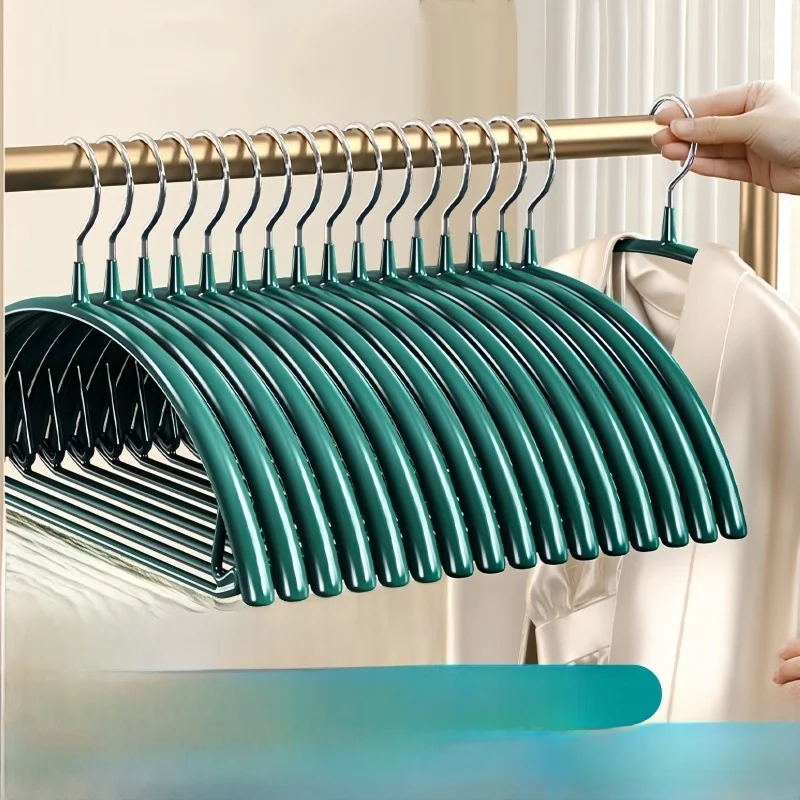 

Новая утолщенная пластиковая вешалка для одежды без заломов на плечах, противоскользящая, 2024, не деформируется, 42 см, современный дизайн
