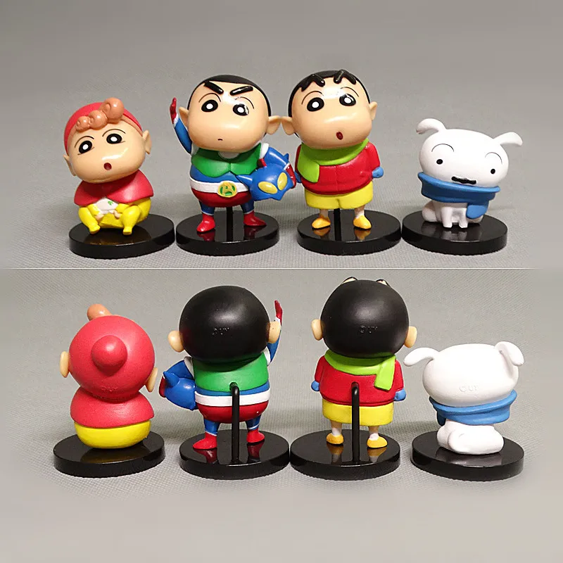 5 Crayon Shin-chan, Kohaku, Aoi, Shinnosuke Nohara, Handmade Office Ornament, Bakery Cake Decoration Model Toy Gifts