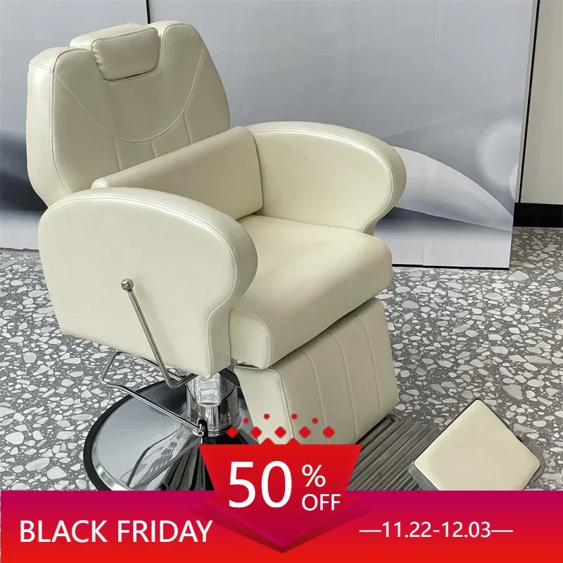 Salon Swivel Barber Beauty Chair Furniture Barber Desk Armchair Professional Hairdressing Pedicure Aesthetic Hair Silla Barberia