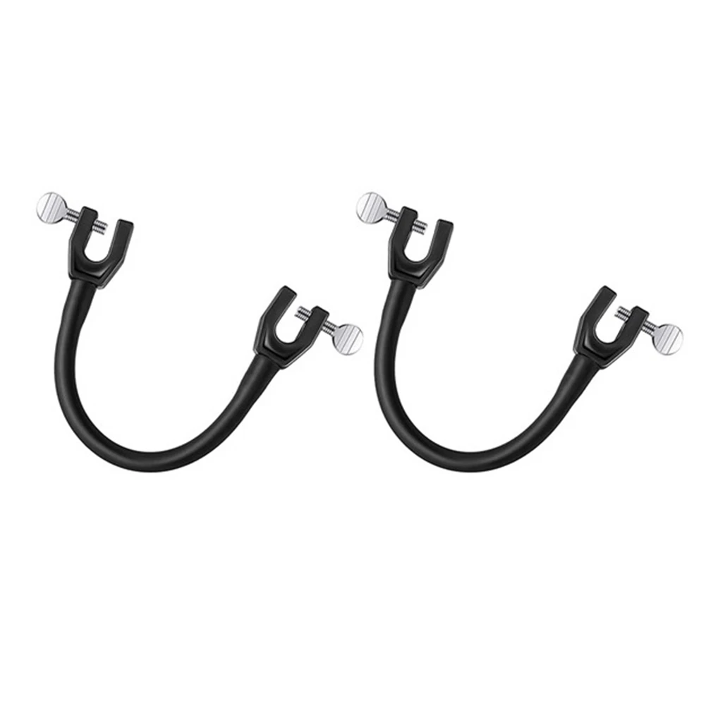 2 Pcs Ski Tip Connector Snowboard Connector Snowboard Clip,Black