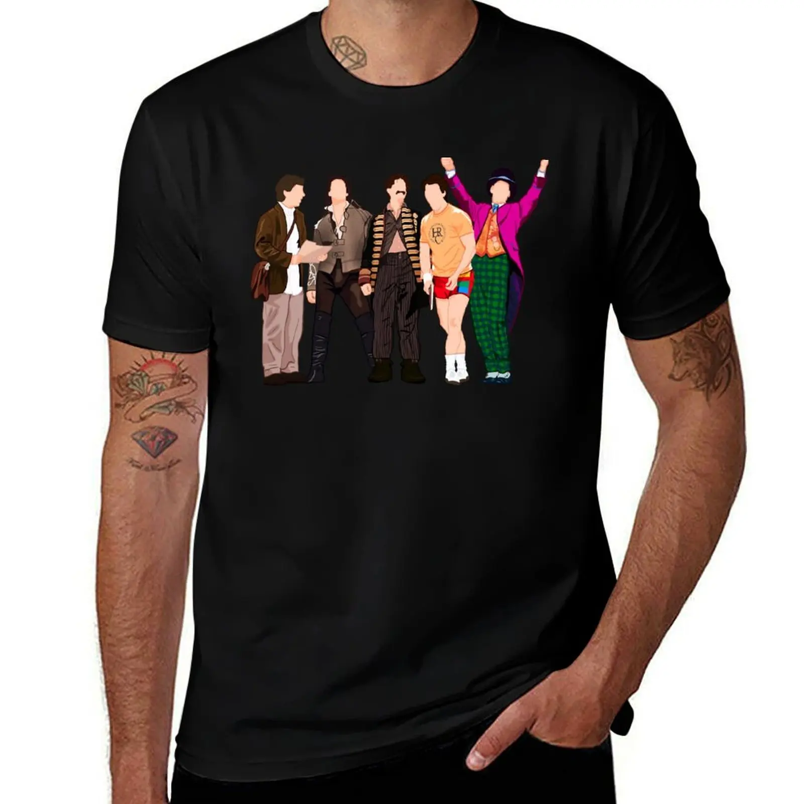 

Christian Borle Roles T-Shirt Industrial Work Tee Shirt
