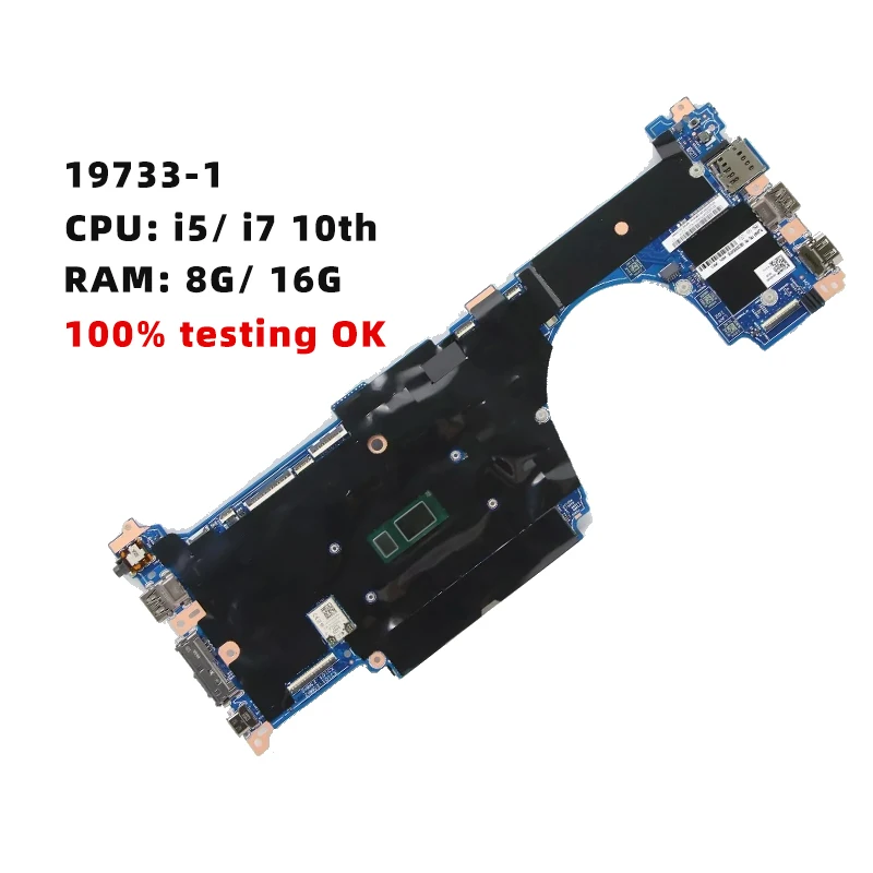 

19733-1 Mainboard For Lenovo Thinkpad X13 Yoga Gen 1 Laptop Motherboard CPU: I5-10210U I7-10510U RAM: 8GB / 16GB 100% Test OK