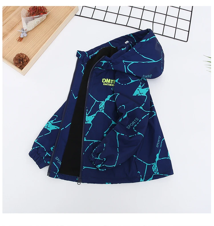 

Children's Clothes Double-sided Wear Jacket 2025 Autumn Fleece Boy Waterproof Windproof Children Outerwear Sport Jacket For Boys